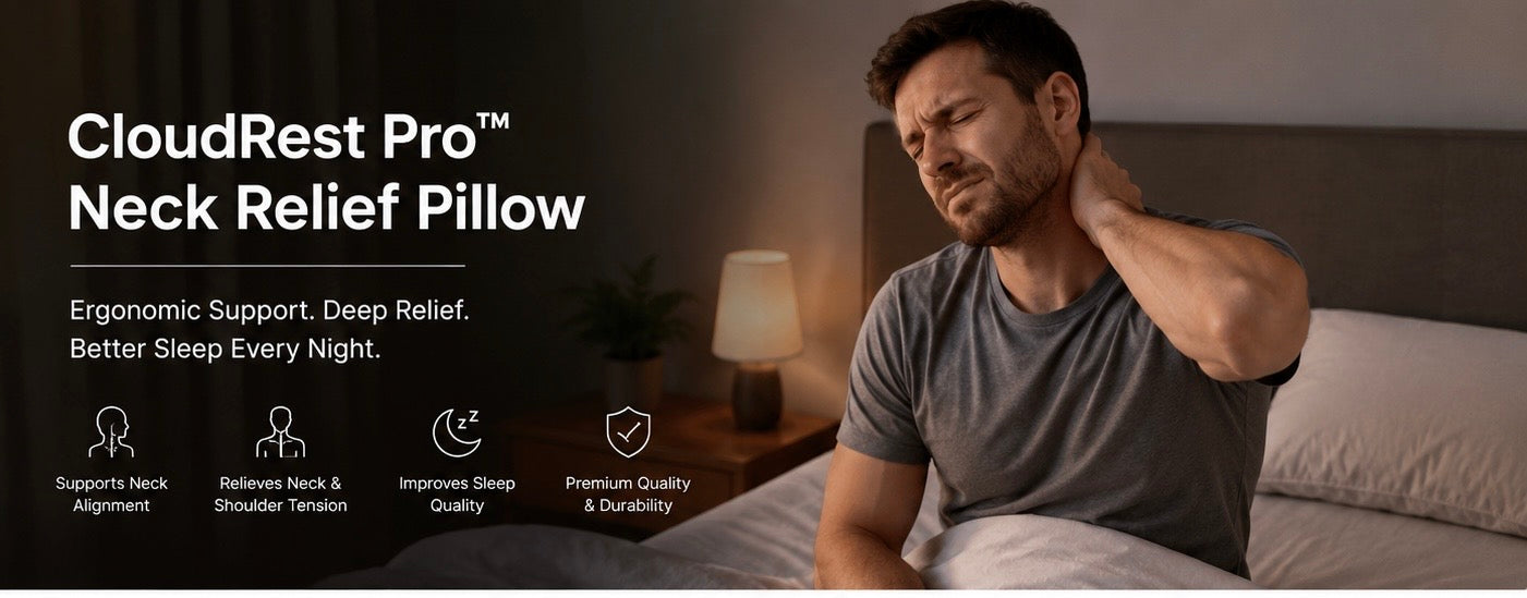 CloudRest Pro™ Neck Relief Pillow